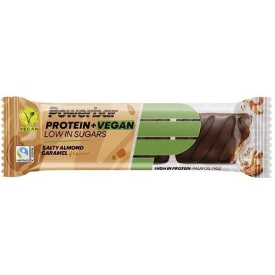 Vegan eiwitreep Powerbar - 42g, Karamel Amandel, Banaan Chocolade, Pindakaas Chocolade Vegan eiwitreep Powerbar - 42g, Karamel Amandel, Banaan Chocolade, Pindakaas Chocolade