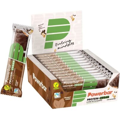 Powerbar ProteinPlus Vegan - Proteinriegel mit Erdnuss & Schokolade - 42g Powerbar ProteinPlus Vegan - Proteinriegel mit Erdnuss & Schokolade - 42g