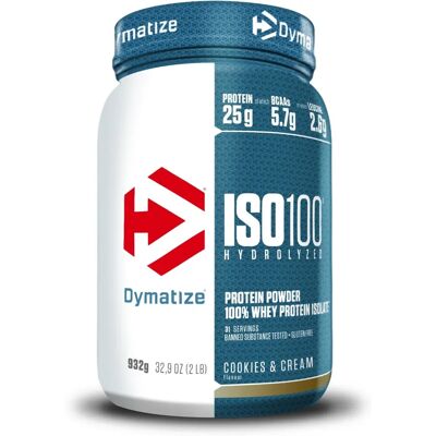 Dymatize ISO-100 Hydrolyzed - 900g - Cookies & Cream Dymatize ISO-100 Hydrolyzed - 900g - Cookies & Cream