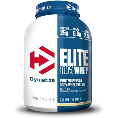Dymatize Elite 100% Whey - 2170g Gourmet Vanilla Dymatize Elite 100% Whey - 2170g Gourmet Vanilla