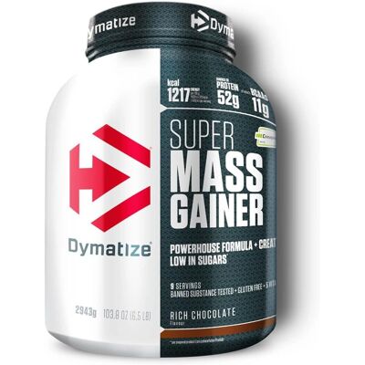 Dymatize Super Mass Gainer 2943g - Rich Chocolate Dymatize Super Mass Gainer 2943g - Rich Chocolate