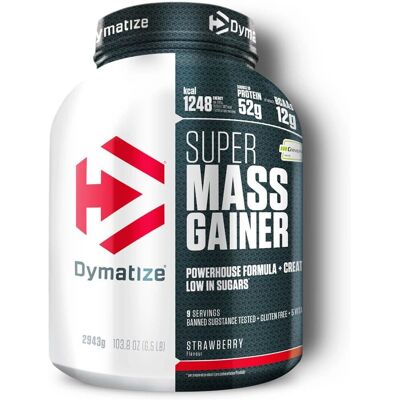Dymatize Nutrition Super Mass Gainer - Strawberry - Mass Gainer Dymatize Nutrition Super Mass Gainer - Strawberry - Mass Gainer