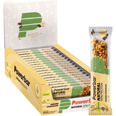PowerBar Natural Protein Vegán Banán Csokoládé - Fehérje Bár PowerBar Natural Protein Vegán Banán Csokoládé - Fehérje Bár