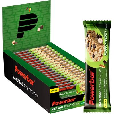 PowerBar Protéines Naturelles - Barres chocolat noisette 40g x24 - Publicité PowerBar Protéines Naturelles - Barres chocolat noisette 40g x24 - Publicité