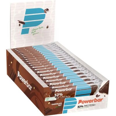 PowerBar 52% ProteinPlus 24x50g - 20x50g Cioccolato Noci PowerBar 52% ProteinPlus 24x50g - 20x50g Cioccolato Noci