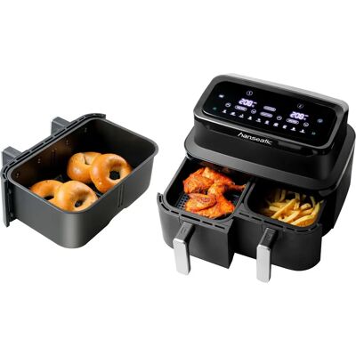 Hanseatic Schwarz 9L XXL Heissluftfritteuse - Fritteusen mit Dörrfunktion Hanseatic Schwarz 9L XXL Heissluftfritteuse - Fritteusen mit Dörrfunktion