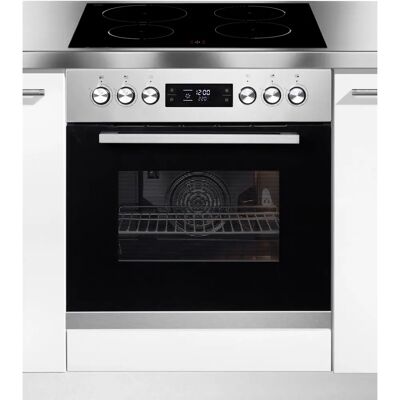 Hanseatic HBCO7010PA1 - Silberfarben - Induktionsherd-Set Hanseatic HBCO7010PA1 - Silberfarben - Induktionsherd-Set