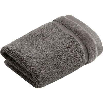 VOSSEN Pure Waschlappen - Set mit 2, 30x30cm, Grau VOSSEN Pure Waschlappen - Set mit 2, 30x30cm, Grau