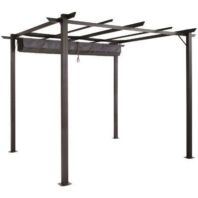 KONIFERA - Tilos - Grau Polyester 295x295 cm - Pavillon-Dachabdeckung KONIFERA - Tilos - Grau Polyester 295x295 cm - Pavillon-Dachabdeckung