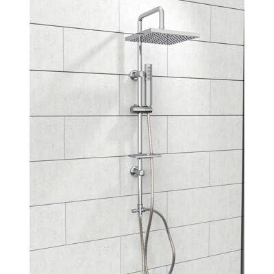 WELLTIME LINA Duschset - Überkopfbrause, Seifenablage, 20cm WELLTIME LINA Duschset - Überkopfbrause, Seifenablage, 20cm