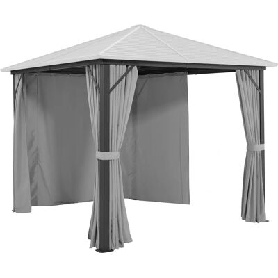 KONIFERA - Barbados - Grau - Polyester - Pavilion side panel KONIFERA - Barbados - Grau - Polyester - Pavilion side panel