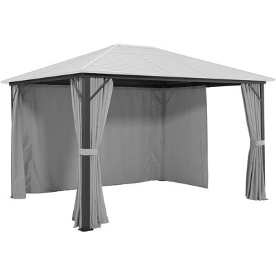 KONIFERA - Barbados - Grau - Polyester - Pavilion-Seitenteil KONIFERA - Barbados - Grau - Polyester - Pavilion-Seitenteil