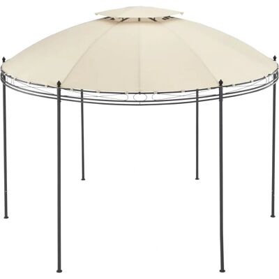 KONIFERA Tino Beiges Rundpavillon-Dach 350x350cm KONIFERA Tino Beiges Rundpavillon-Dach 350x350cm