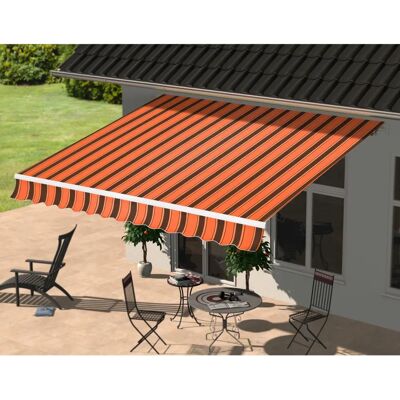 KONIFERA Orange 350cm Breite 200cm Ausfall - Markisen KONIFERA Orange 350cm Breite 200cm Ausfall - Markisen