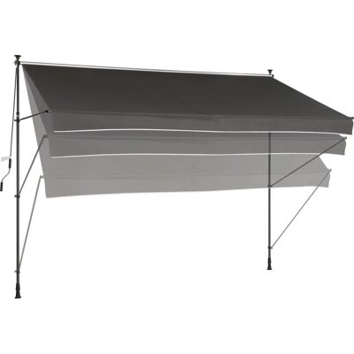 KONIFERA Balkonmarkise - 250x150 cm - Streifen Polyester - Markisen KONIFERA Balkonmarkise - 250x150 cm - Streifen Polyester - Markisen