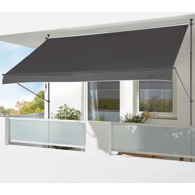 KONIFERA Grau 300x150cm Polyester Markise - Markise KONIFERA Grau 300x150cm Polyester Markise - Markise
