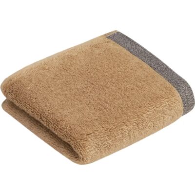BUGATTI Prato Gästetuch - Braun (Camel) - 30x50cm (3 Pack) - Gästehandtuch BUGATTI Prato Gästetuch - Braun (Camel) - 30x50cm (3 Pack) - Gästehandtuch