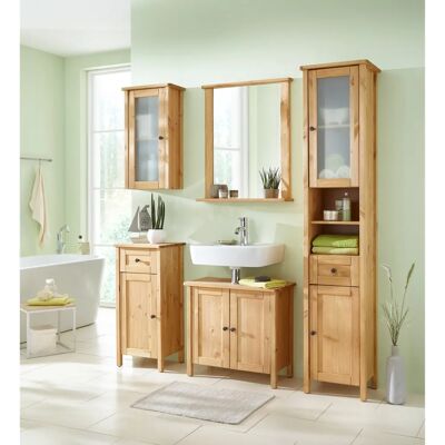 Welltime Sylt Badmöbel - FSC Holz, 2 Türen, 63,5x30,5x60 cm Welltime Sylt Badmöbel - FSC Holz, 2 Türen, 63,5x30,5x60 cm