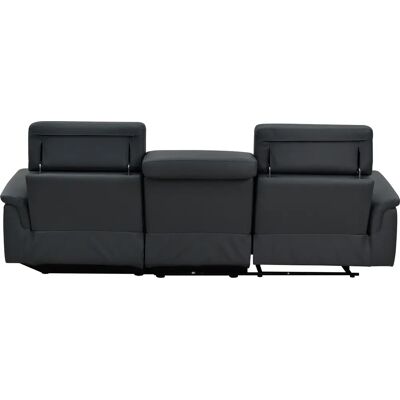 Places of Style Pareli L-Form Sofa - Leder & Stoff Places of Style Pareli L-Form Sofa - Leder & Stoff