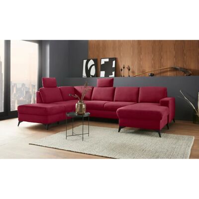 Wohnlandschaft Lolland U-Form - Microfaser ALTARA NUBUCK Wohnlandschaft Lolland U-Form - Microfaser ALTARA NUBUCK