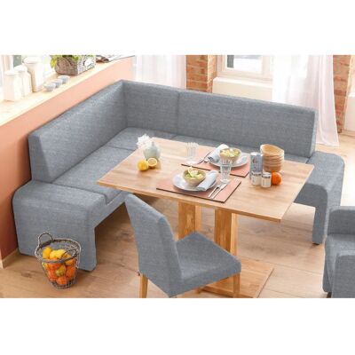 HOME AFFAIRE Bologna Grau - Eckbank - 200x84x160 cm HOME AFFAIRE Bologna Grau - Eckbank - 200x84x160 cm