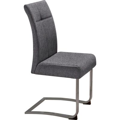 Home Affaire Rab Freischwinger - Metall, Gepolstert, Grau Home Affaire Rab Freischwinger - Metall, Gepolstert, Grau