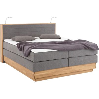 Home Affaire Cavan Microfaser Boxspringbett - Grau (Anthrazit) - 180x200cm - Boxspringbett Home Affaire Cavan Microfaser Boxspringbett - Grau (Anthrazit) - 180x200cm - Boxspringbett
