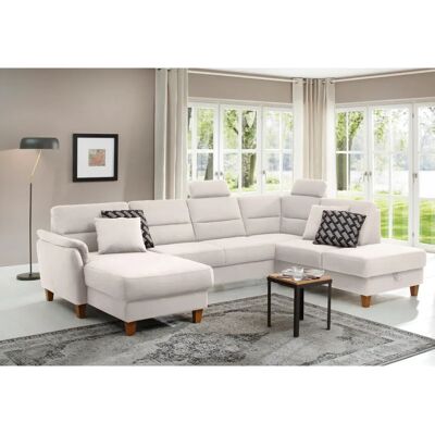 HOME AFFAIRE Palmera U-Form Beige Sofa - U-Form HOME AFFAIRE Palmera U-Form Beige Sofa - U-Form