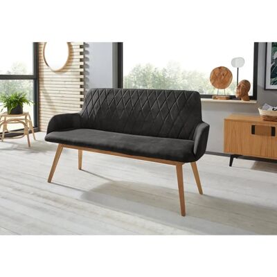 Home AFFAIRE Brest Microfaser Grau - Sitzbank Home AFFAIRE Brest Microfaser Grau - Sitzbank