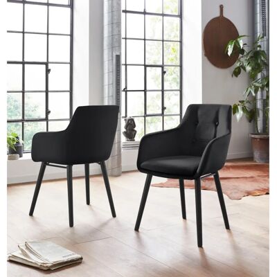 HOME AFFAIRE Bradford Armlehnsessel - Veloursstoff HOME AFFAIRE Bradford Armlehnsessel - Veloursstoff