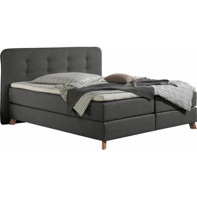 Home AFFAIRE Cecina Boxspringbett - Hoher Schlafkomfort, Dekoratives Kopfteil Home AFFAIRE Cecina Boxspringbett - Hoher Schlafkomfort, Dekoratives Kopfteil