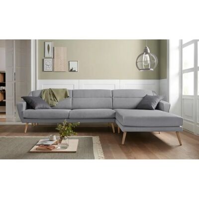 Andas Bille L-Form Sofa - Mikrofaser, Skandinavisches Design, Recliner rechts Andas Bille L-Form Sofa - Mikrofaser, Skandinavisches Design, Recliner rechts