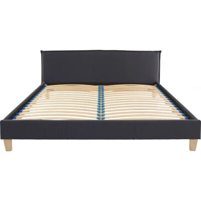 OTTO PRODUCTS Heddi Schwarzes Modernes Polsterbett OTTO PRODUCTS Heddi Schwarzes Modernes Polsterbett