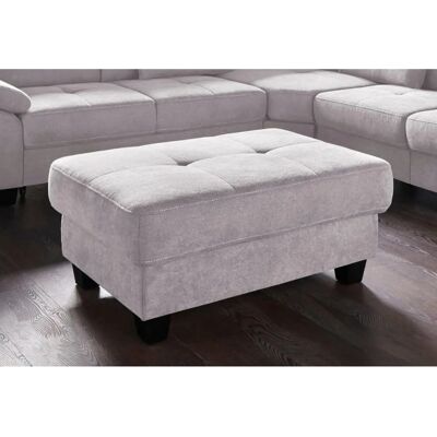 Places of Style Cornwall silberfarben - Hocker Places of Style Cornwall silberfarben - Hocker