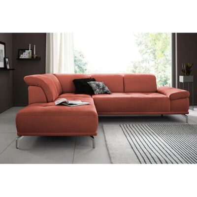 Places of Style Caluna L-Form Sofa - Orange - 262cm Places of Style Caluna L-Form Sofa - Orange - 262cm