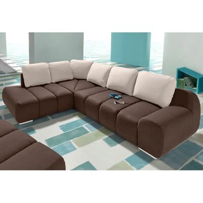 INOSIGN Bono L-Form Sofa - Modern, Orange, Microfaser, 267cm INOSIGN Bono L-Form Sofa - Modern, Orange, Microfaser, 267cm