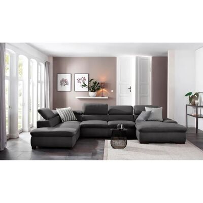 Home affaire Alberto U-Form Microfaser Sofa - Landhausstil Home affaire Alberto U-Form Microfaser Sofa - Landhausstil