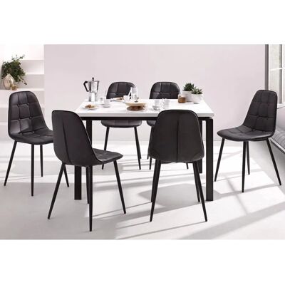 INOSIGN Essgruppe - Hochglanz Tisch & Stühle 120 cm INOSIGN Essgruppe - Hochglanz Tisch & Stühle 120 cm