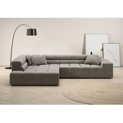 INOSIGN Ancona L-Form Samtsofa mit Verstellbaren Kopfstützen - Sofa INOSIGN Ancona L-Form Samtsofa mit Verstellbaren Kopfstützen - Sofa