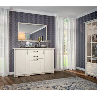 HOME AFFAIRE Evergreen Sideboard - 158,7cm x 102cm - Elfenbein HOME AFFAIRE Evergreen Sideboard - 158,7cm x 102cm - Elfenbein