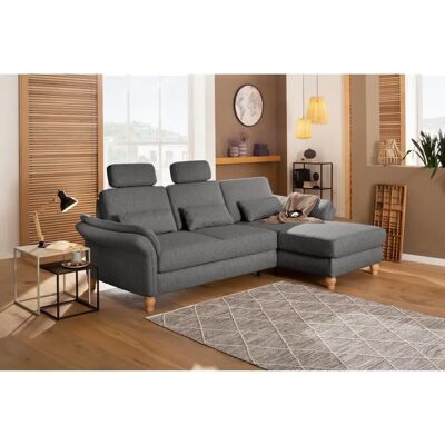 HOME AFFAIRE Palace L-Form Sofa - Mikrofaser, Recamiere rechts, 266cm HOME AFFAIRE Palace L-Form Sofa - Mikrofaser, Recamiere rechts, 266cm