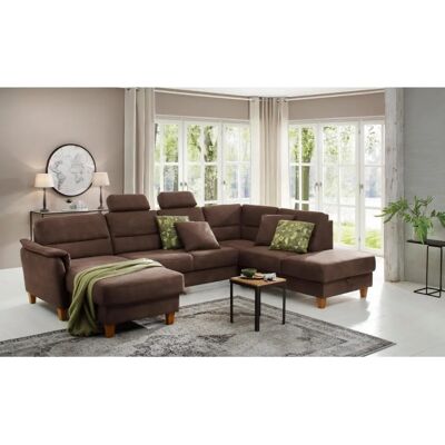 Home Affaire Palmera U-Form Sofas - Microfaser, Ottomane rechts, Bettfunktion Home Affaire Palmera U-Form Sofas - Microfaser, Ottomane rechts, Bettfunktion