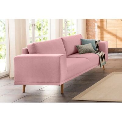 Home Affaire Lasse 3-Sitzer Sofa - Skandinavischer Stil, Rosa Home Affaire Lasse 3-Sitzer Sofa - Skandinavischer Stil, Rosa