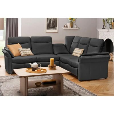 Home Affaire Tahoma L-Form Sofa - Schwarz - Ecksofa mit Stauraum und Funktionen Home Affaire Tahoma L-Form Sofa - Schwarz - Ecksofa mit Stauraum und Funktionen