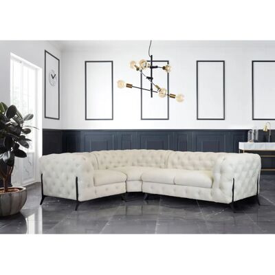 Leonique Amaury L-Form Beiges Sofa - Sofa Leonique Amaury L-Form Beiges Sofa - Sofa