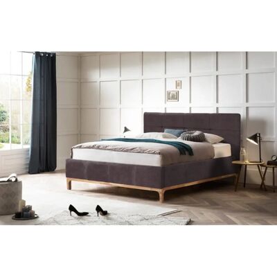 Leonique Noan Polsterbett mit Stauraum - Bett, Schwarz Leonique Noan Polsterbett mit Stauraum - Bett, Schwarz
