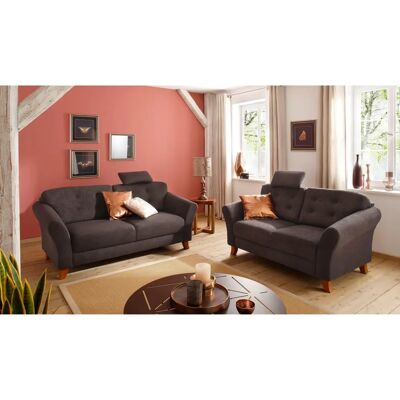 Home affaire Trondheim 2-Sitzer Sofa - Knopfheftung - Lederoptik Home affaire Trondheim 2-Sitzer Sofa - Knopfheftung - Lederoptik