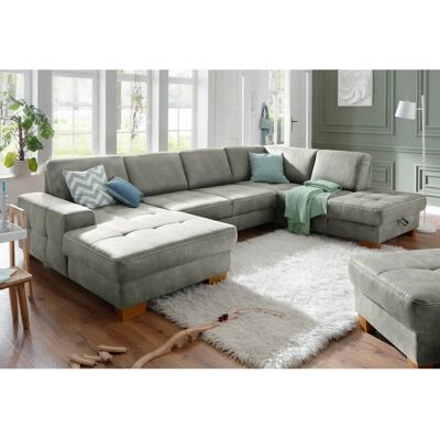 Home affaire Puccini U-Form Sofa-Set - Microfaser Vintage-Look Home affaire Puccini U-Form Sofa-Set - Microfaser Vintage-Look