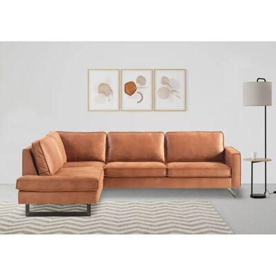 Places of Style Pinto 290cm Microfaser Lederoptik Ecksofa - Sofas Places of Style Pinto 290cm Microfaser Lederoptik Ecksofa - Sofas