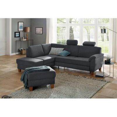 Home affaire Alta L-Form Sofa - Microfaser - Ottomane links - mit Stauraum Home affaire Alta L-Form Sofa - Microfaser - Ottomane links - mit Stauraum